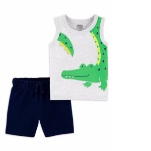 Carter’s Child Of Mine Baby Boy Tank Top & Shorts Set 2 Pcs – Croc