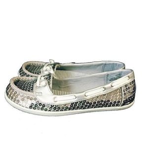 Falls Creek Girls Lauren Moccasin Sequin Shoe